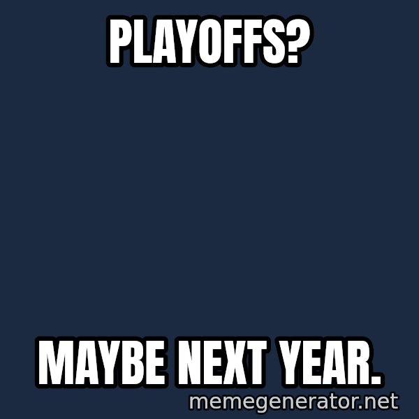 Surprised Philip Rivers meme: PLAYOFFS? / MAYBE NExt year.