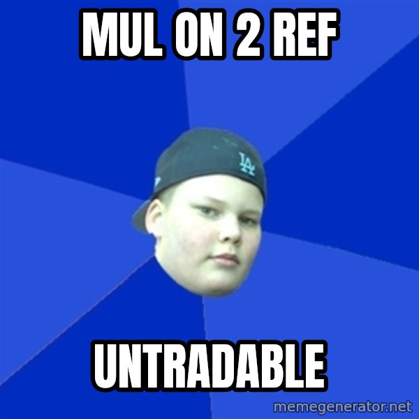 Jonnen Neuvo meme: Mul on 2 ref / untradable