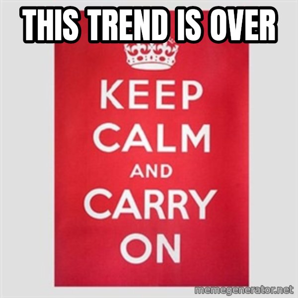 Keep Calm meme: This trend is over
