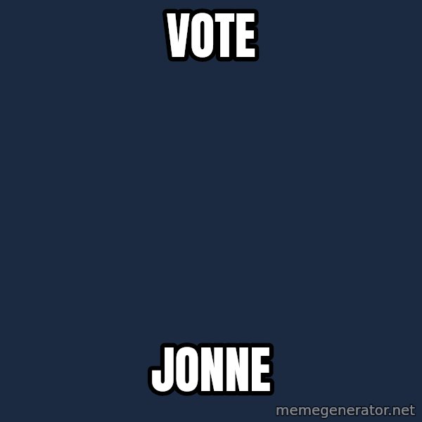 Jonnen Neuvo meme: Vote / Jonne