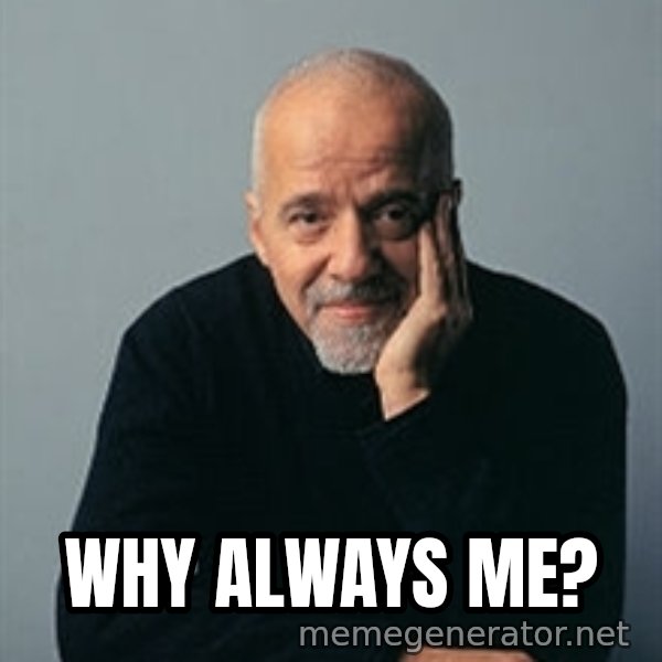Paulo Coelho meme: why always me?
