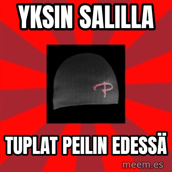 Keskiverto Pakkislainen meme: Yksin salilla / Tuplat peilin edessä
