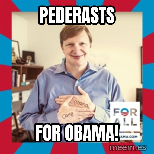 Jim Messina meme: pederasts / for obama!