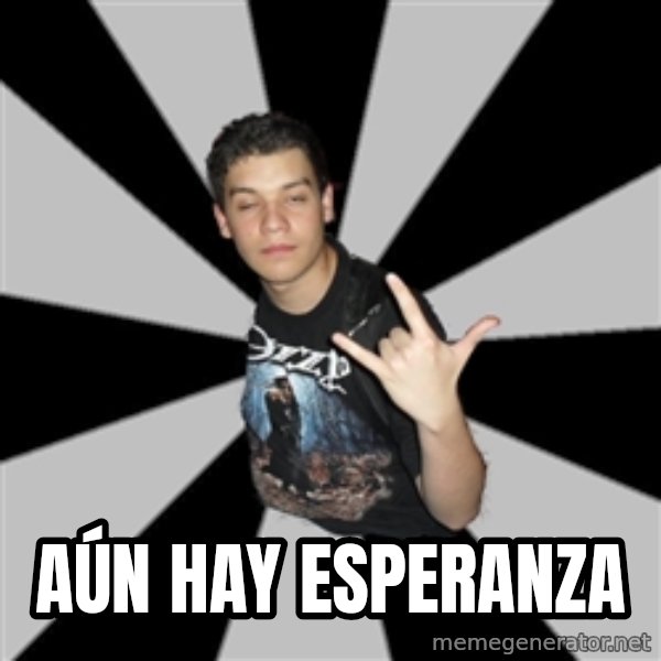Metal Boy From Hell meme: aún hay esperanza