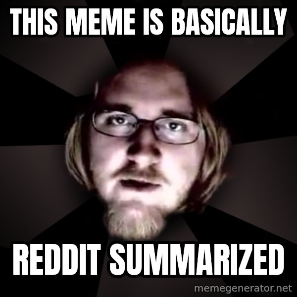 typical atheist meme: this meme is basically / reddit summarized