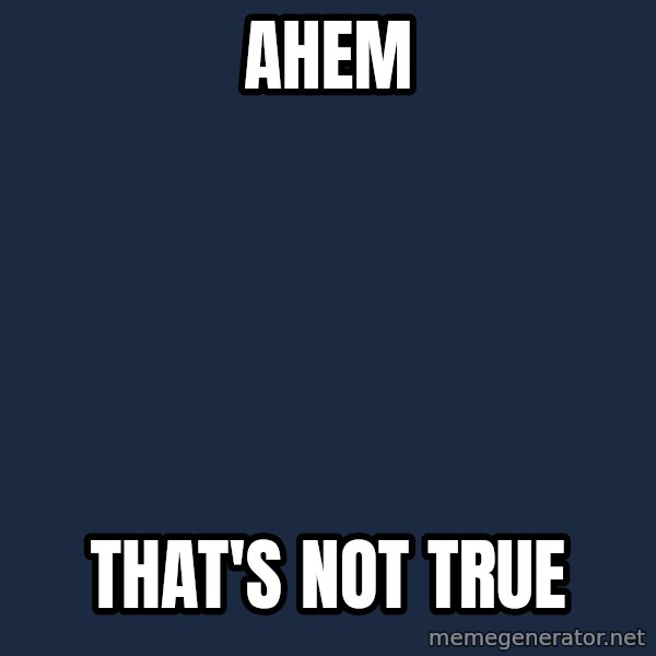 Obama meme: Ahem / that's not true