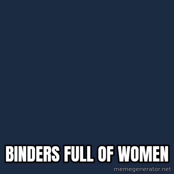 Ancient Aliens meme: Binders Full of Women