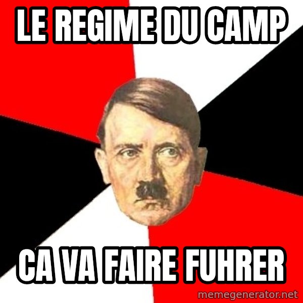 Advice Hitler meme: le regime du Camp / ca va faire Fuhrer
