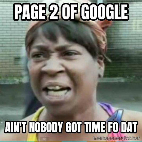 Sweet Brown Meme meme: page 2 of google / ain't Nobody got time fo dat
