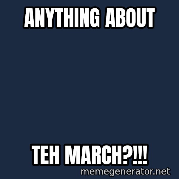 Sad Jesus  meme: Anything about / teh march?!!!