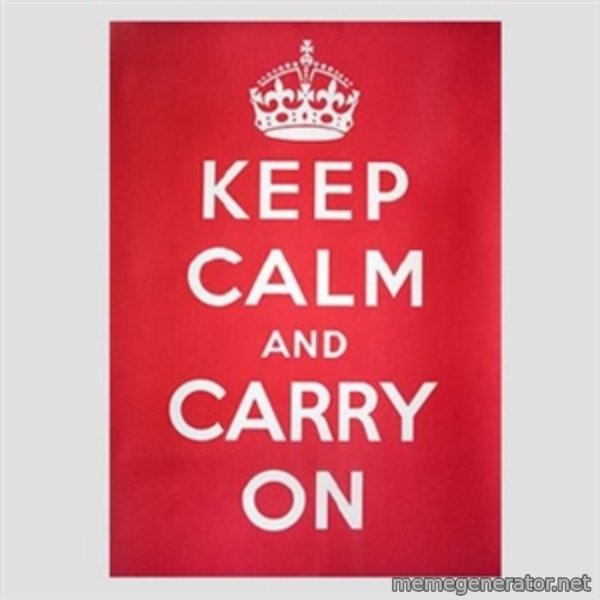 Keep Calm meme: 