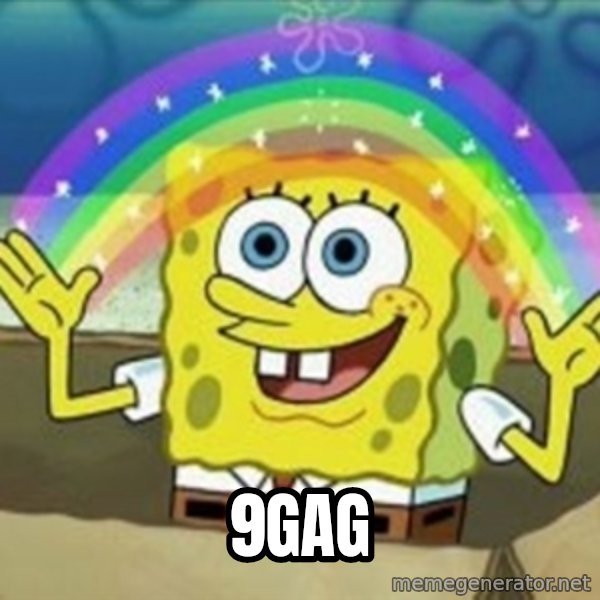 Spongebob meme: 9gag