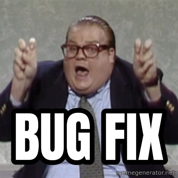 Quote Guy meme: Bug fix