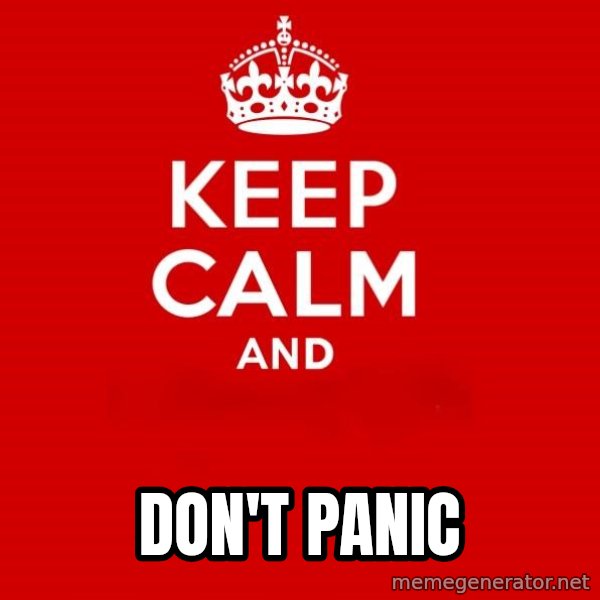 Keep calm and meme: don't panic