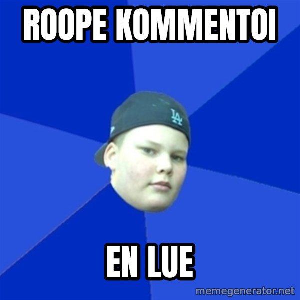 Jonnen Neuvo meme: Roope kommentoi / EN LUE
