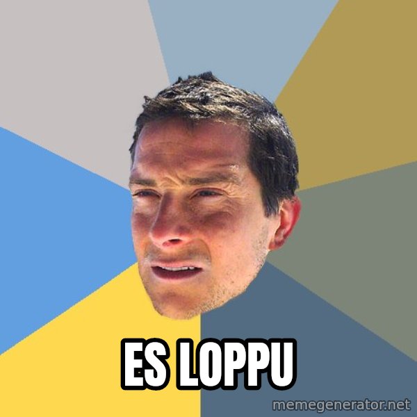 Bear Grylls meme: es loppu