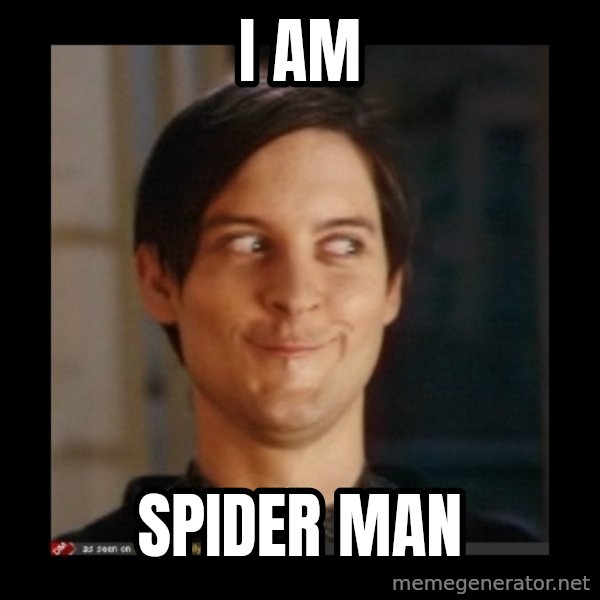 Tobey_Maguire meme: I AM / SPIDER MAN