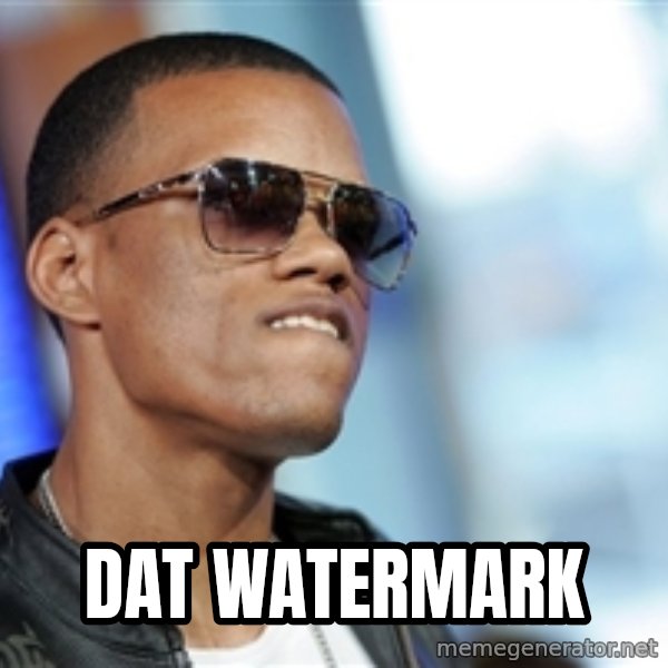 Dat Ass meme: Dat watermark