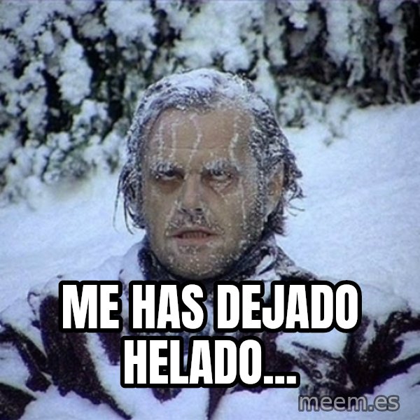 Frozen Jack meme: me has dejado helado...