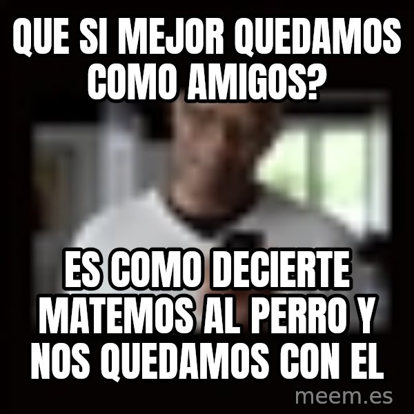 Samuel L Jackson Siri meme: que si mejor quedamos como amigos? / es como decierte matemos al perro y nos quedamos con el