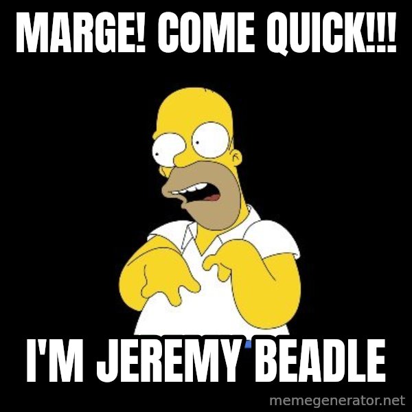look-marge meme: Marge! come quick!!! / I'm Jeremy beadle