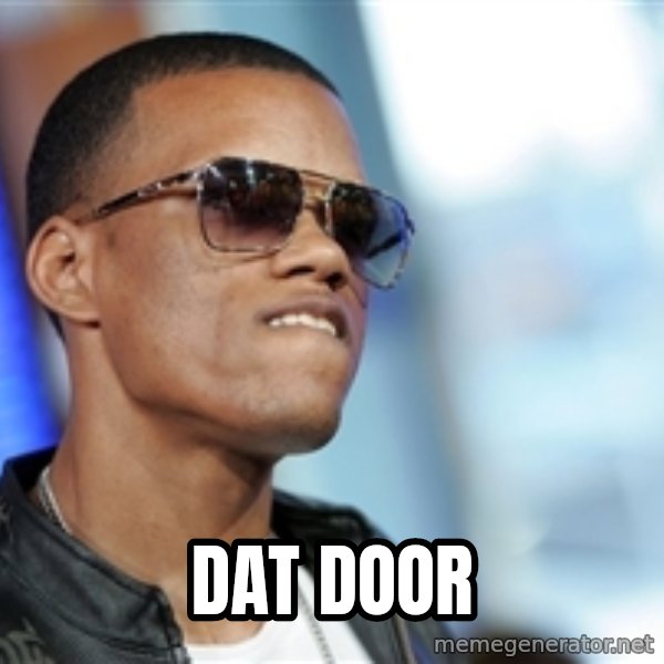 Dat Ass meme: Dat door