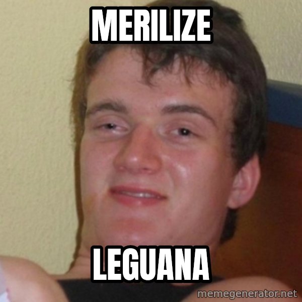 Stoner Stanley meme: Merilize / leguana