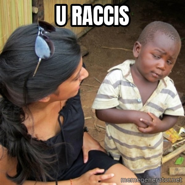 So You're Telling me meme: u raccis