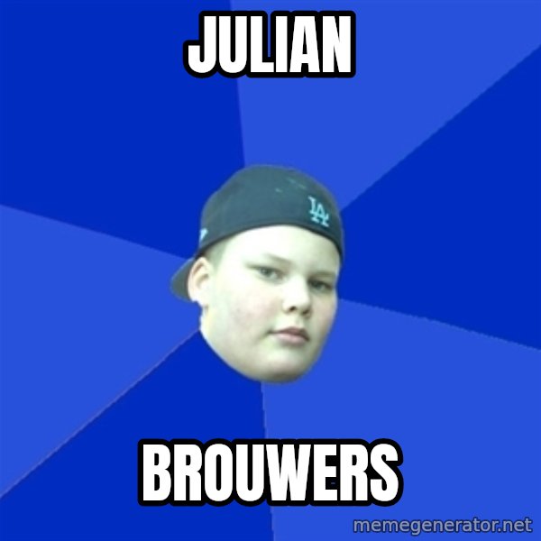 Jonnen Neuvo meme: JULIAN / BROUWERS