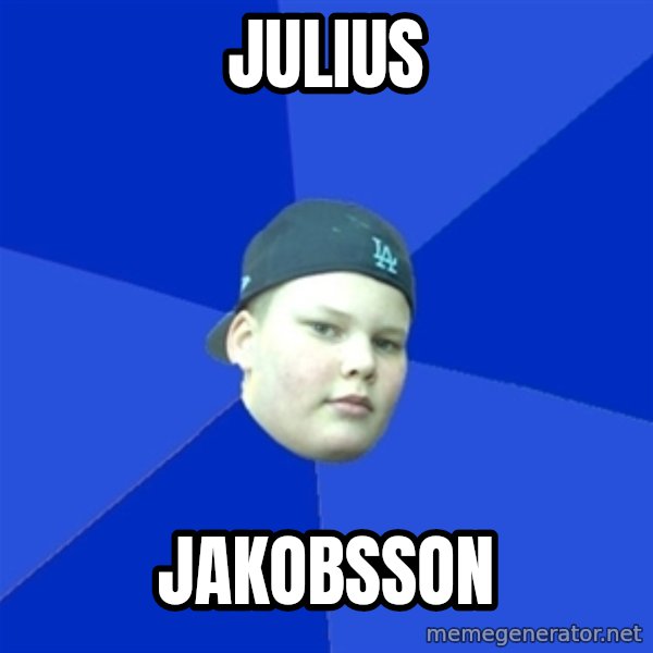 Jonnen Neuvo meme: JULIUS / JAKOBSSON