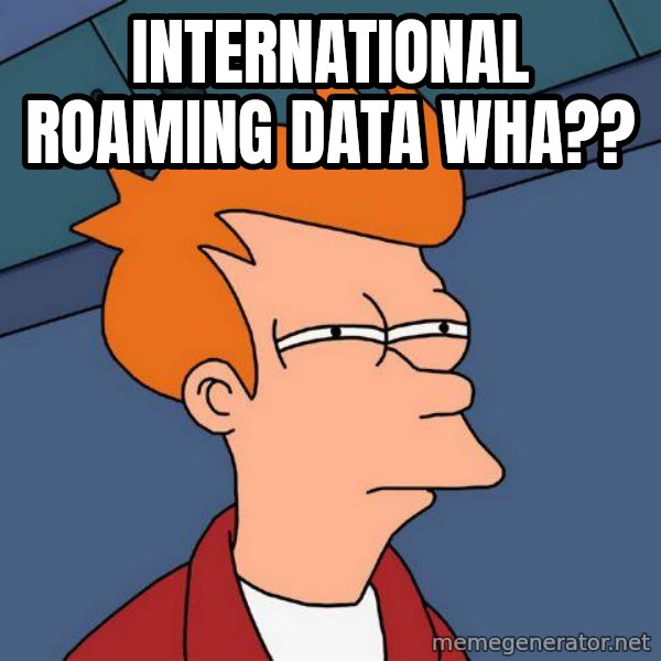 Futurama Fry meme: International Roaming data wha??