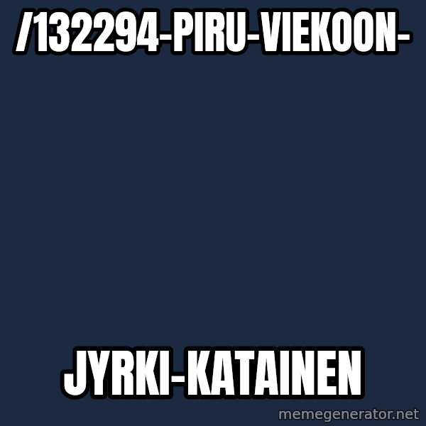 Katainen Perkele meme: /132294-piru-viekoon- / jyrki-katainen