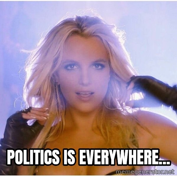 Consequences Toy Story meme: politics IS Everywhere...