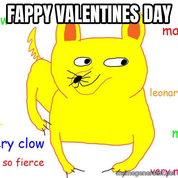 Forever Alone meme: Fappy valentines day