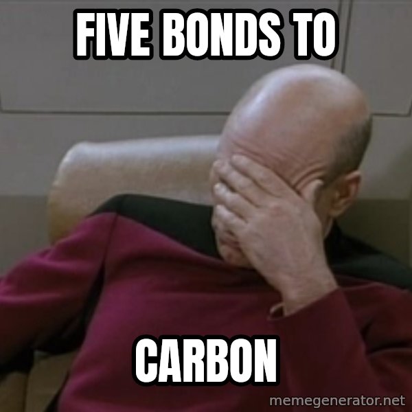Picardfacepalm meme: five bonds to / CARBON