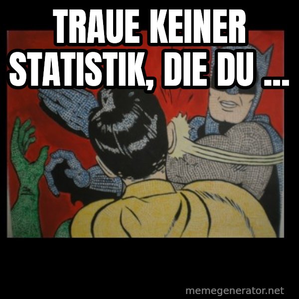 Batman Slappp meme: Traue keiner statistik, die du ...