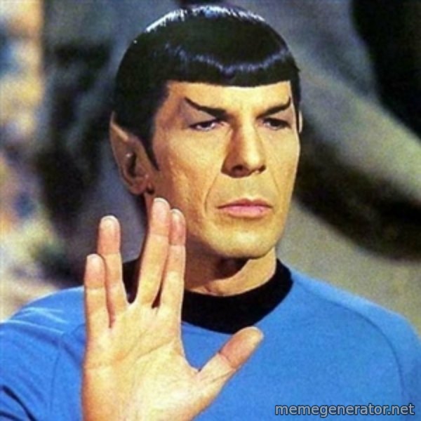 Spock meme: 
