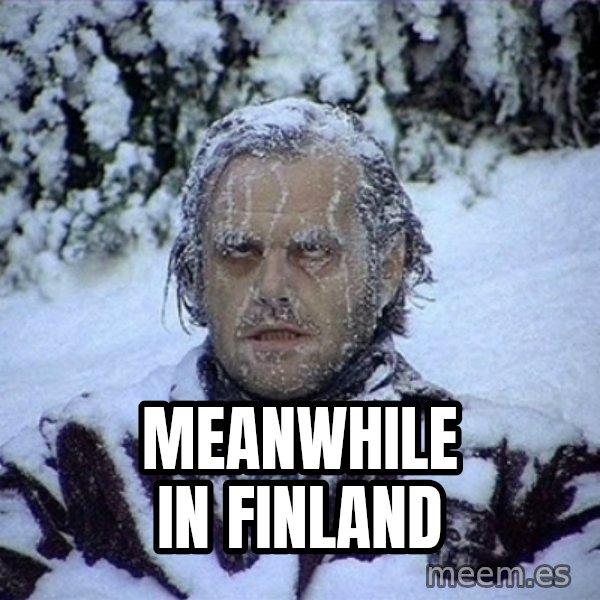 Frozen Jack meme: meanwhile in finland