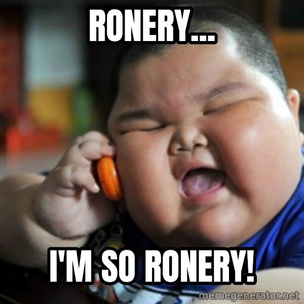 fat chinese kid meme: RONERY... / I'm SO RONERY!