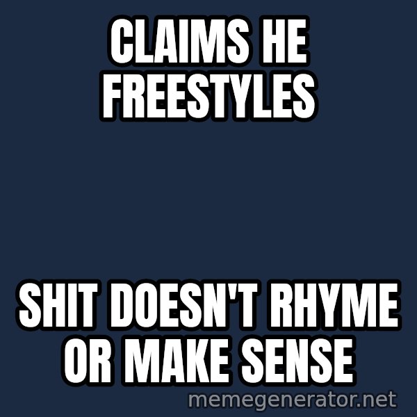 Steve Jobs Cool Story Bro meme: Claims he freestyles / shit doesn't rhyme or make sense