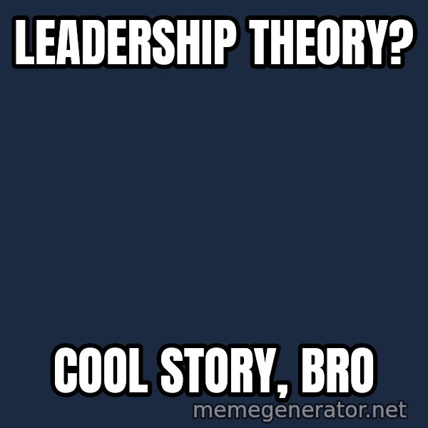 Steve Jobs Cool Story Bro meme: leadership theory? / cool story, bro