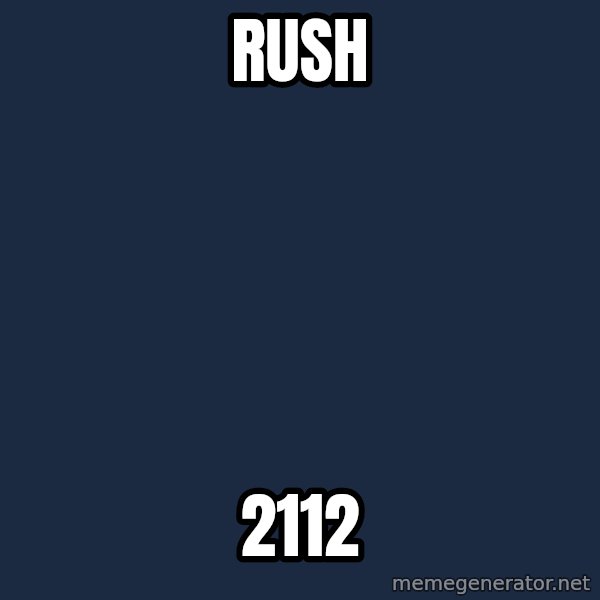 Omsk Crow meme: RUSH / 2112