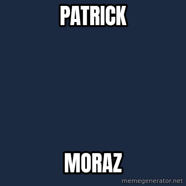 Omsk Crow meme: PATRICK / MORAZ