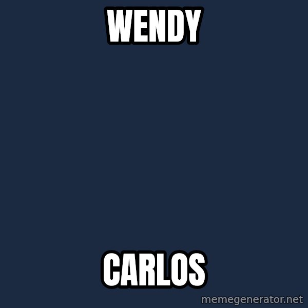 Omsk Crow meme: WENDY / CARLOS