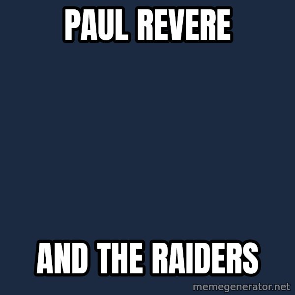 Omsk Crow meme: PAUL REVERE / AND THE RAIDERS