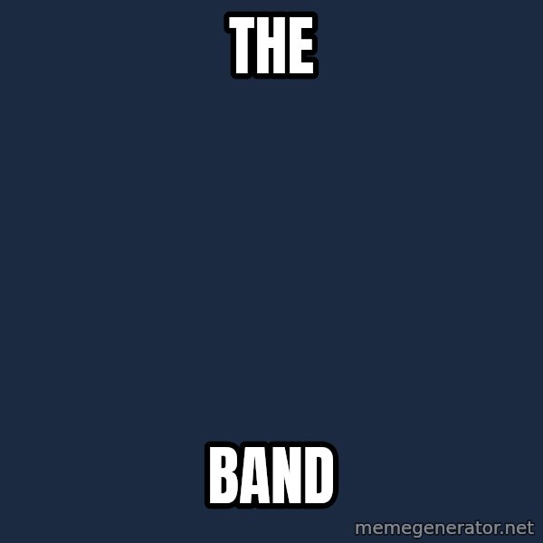 Omsk Crow meme: THE / BAND