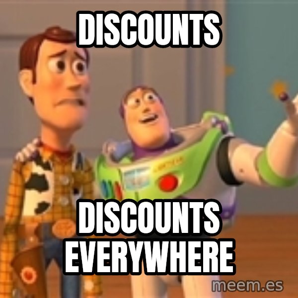 Toy Story Meme meme: Discounts / Discounts Everywhere