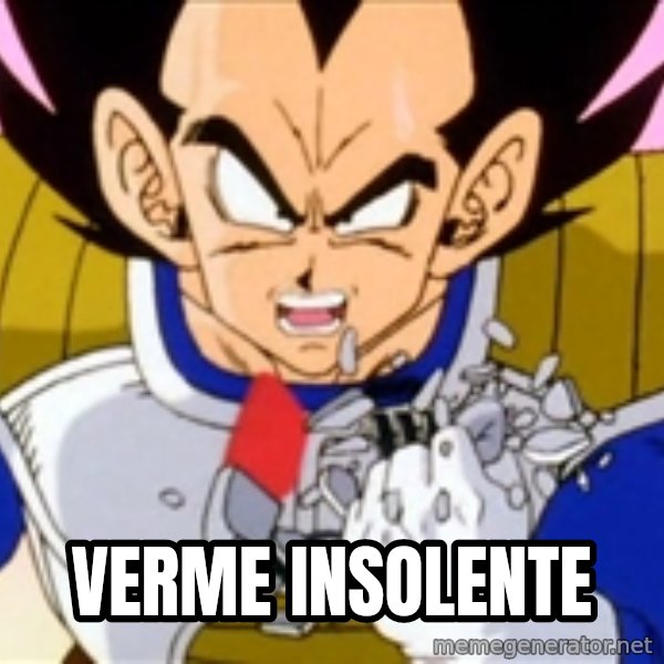 Over 9000 meme: Verme insolente