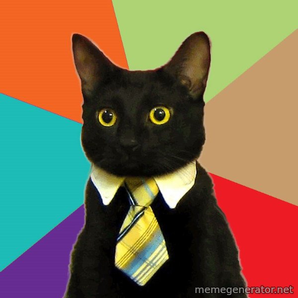 Business Cat meme: 
