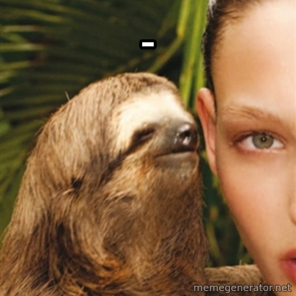 The Rape Sloth meme: _